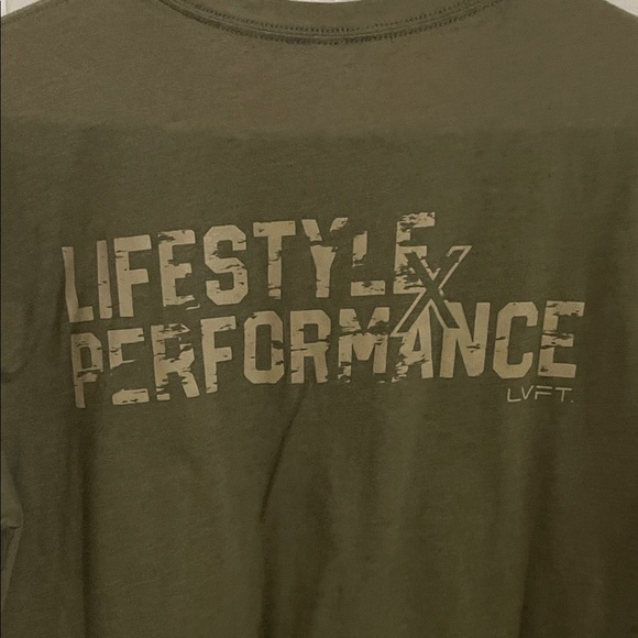 Olive Green LVFT Graphic T-Shirt - Picture 5 of 5